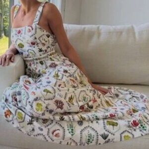 Christian Lacroix Multicolor Floral Maxi Dress, size S